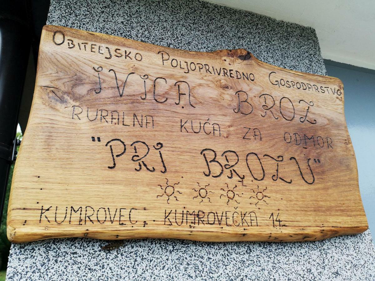 Kuca Za Odmor Pri Brozu Apartman Kumrovec Kültér fotó